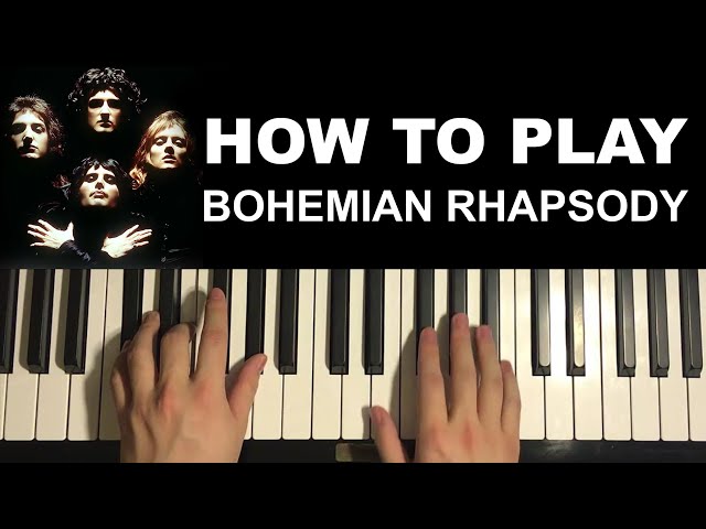 How To Play - Bohemian Rhapsody - by Queen (Piano Tutorial Lesson)