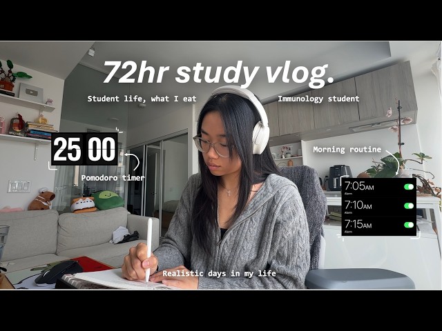 3 WEEKS UNTIL SCHOOL | study vlog | choosing my research, what I eat, pomodoro & daily routines