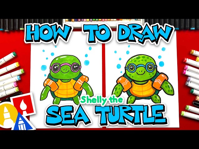 How To Draw Shelly The Sea Turtle