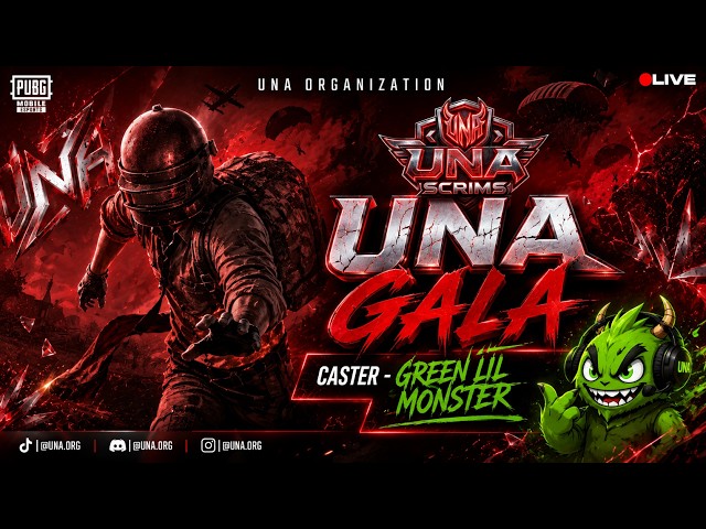 🔴 [ENGLISH] LIVE UNA GALA Finals | 1000$ Tournament | PUBG Mobile scrims #NA #pubgmobile #esports