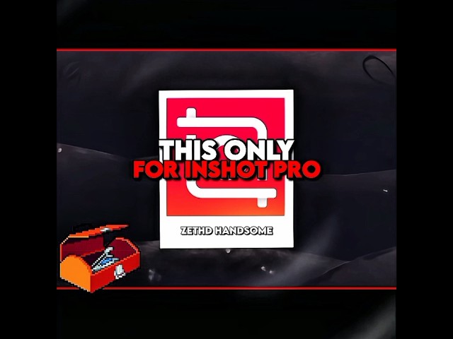 Simple Tutorial Edit Like Me In Inshot || Song: Montagem Classica #phonkedit #edit #phonk