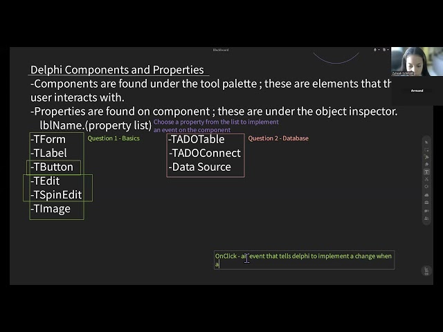 Delphi Components and Properties