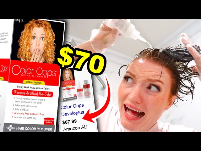 I SPENT $70 ON COLOR OOPS HAIR COLOR REMOVER!!!! Was it worth it?!?!