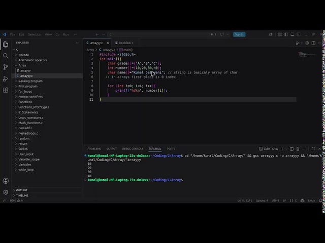 C learning #1