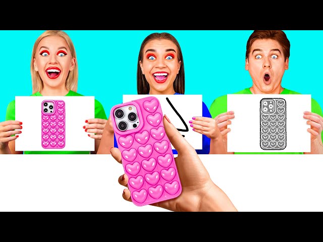 Who Draws it Better Take The Prize Challenge | Funny Food Hacks by BooBoom Challenge