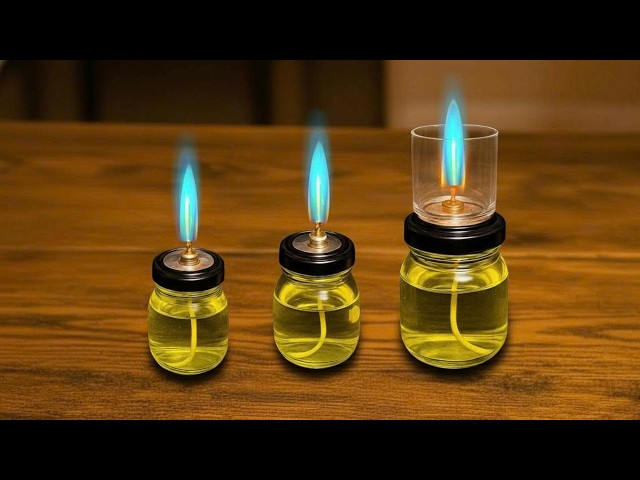 Mini Heating Stove! DIY 3 in 1 Olive Oil Stove – Stay Warm All Winter🔥