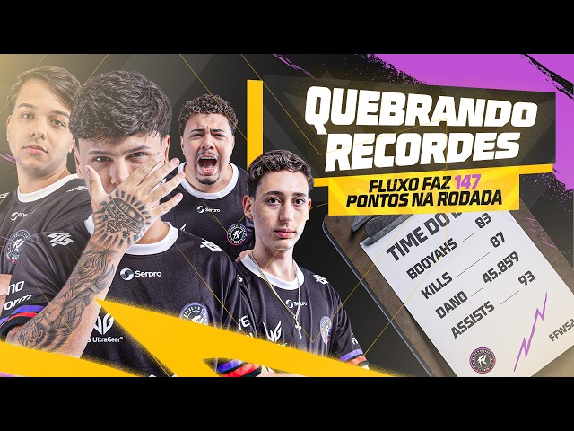 FLUXO FAZ HISTÓRIA NO #FFWSBR MAIS UMA VEZ! | MELHORES MOMENTOS RODADA 14 | #FREEFIRE
