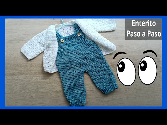 "Pequeños Encantos: Enterito de Bebé a Crochet con Patrón Gratuito"