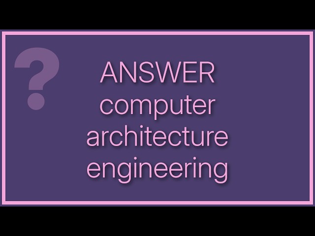Software Engineering: Learning computer architecture as a programmer (8 Solutions!!)