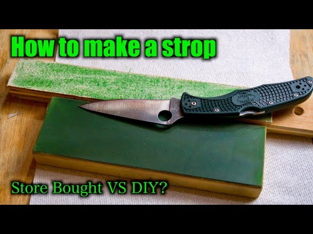 How To Make A Strop For Knife Sharpening SUPER EASY