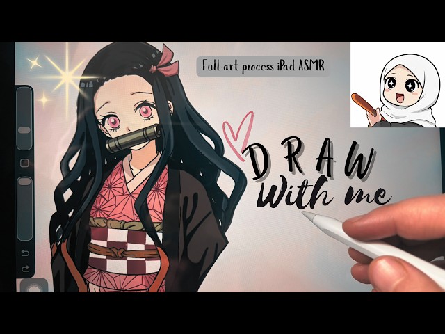 ✨ How to Draw Nezuko Step by Step | Demon Slayer Drawing Tutorial