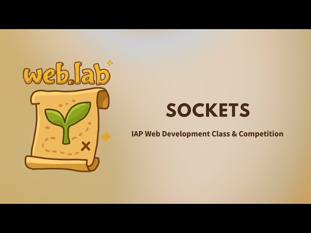 MIT web.lab (6.962) - Day 7: Sockets