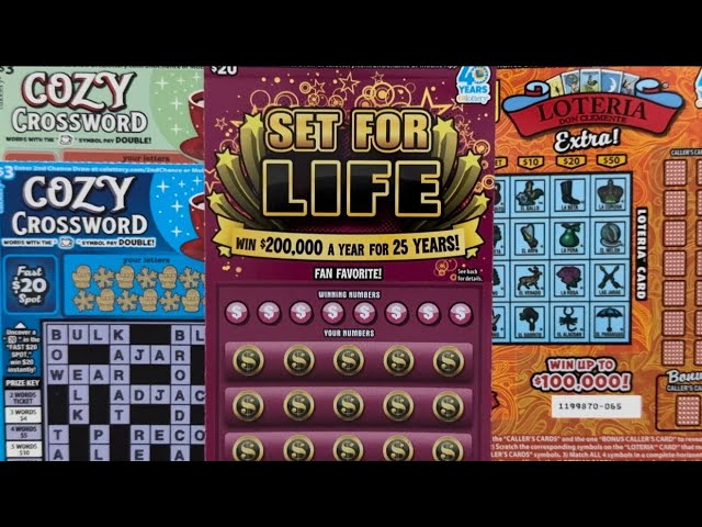 Loteria Extra!! Set For Life!! Cozy Crosswords!! 