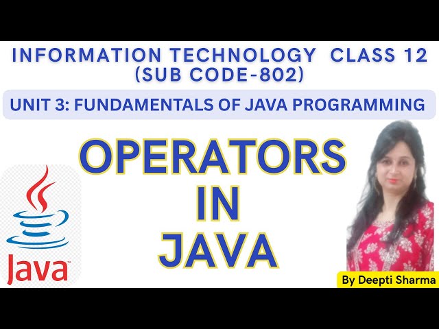 Operators in Java | Java Operators #javatutorial  #javaprogramming #java #javaprogrammer #exam