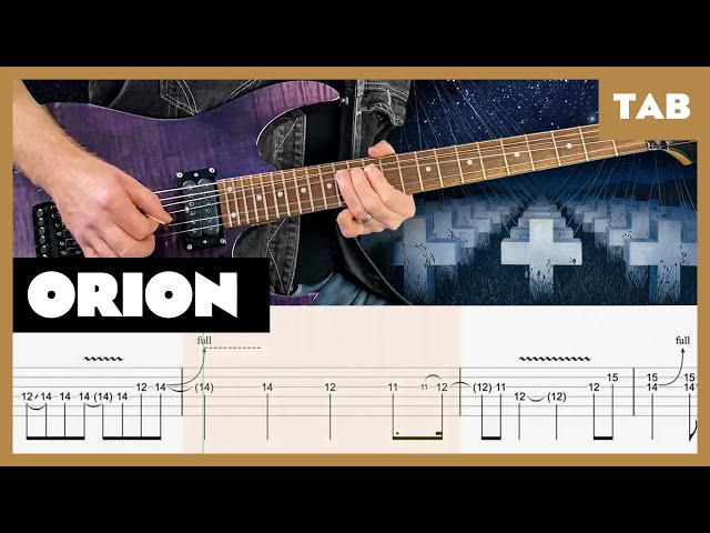 Metallica - Orion - Guitar Tab | Lesson | Cover | Tutorial