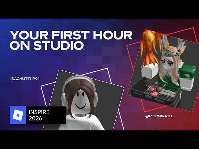 Your First Hour on Roblox Studio (feat. achutti1991 & Morniratu) | Inspire 2026