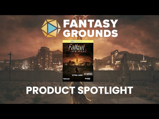 🎬PRODUCT SPOTLIGHT: Fallout: The Roleplaying Game - New Vegas Setting Guide