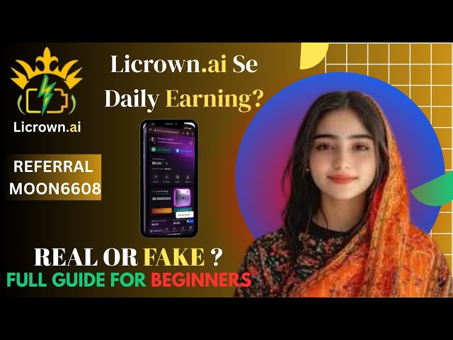 How to earn daily from Licrown.ai || Licrown AI Full Guide || Online Income 2026