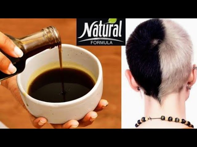 Natural Black Hair Dye 🖤 No More White Grey Hair☝️Useful Tips & Tricks/ Life Hacks