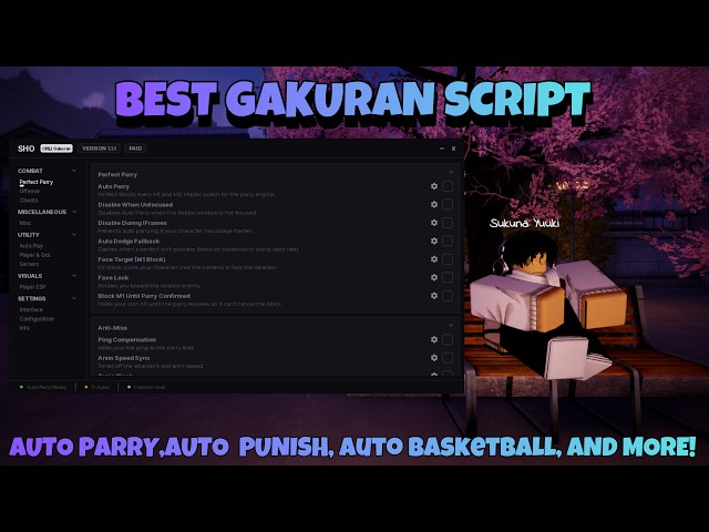 THE BEST NEW GAKURAN SCRIPT ON THE MARKET