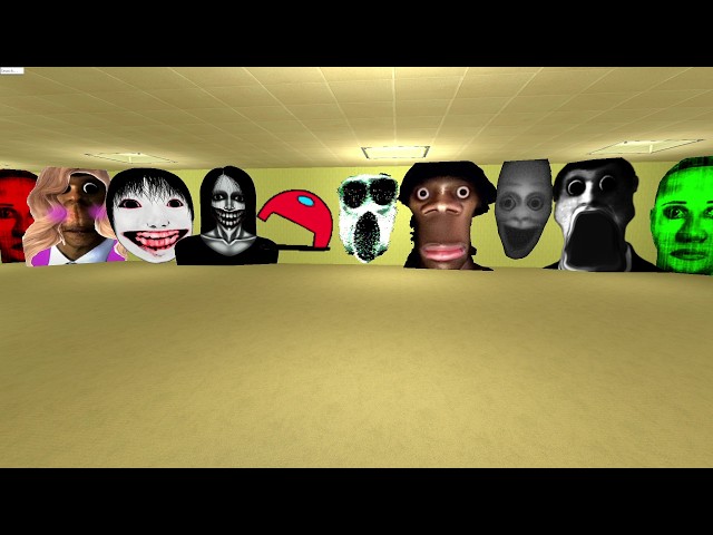 unlimited nextbots in backrooms garrys mod snpc #snpc