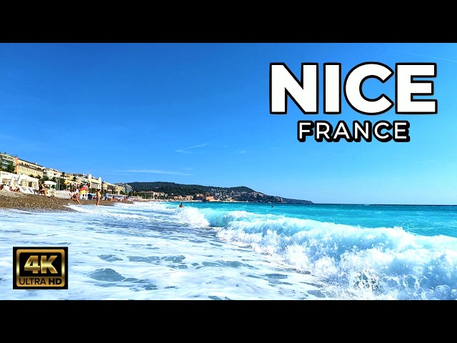 [4K] NICE 🌍 FRANCE 🇫🇷 October 2026 Vernier Serene Sea Walks 🌊Autumn on the French Riviera