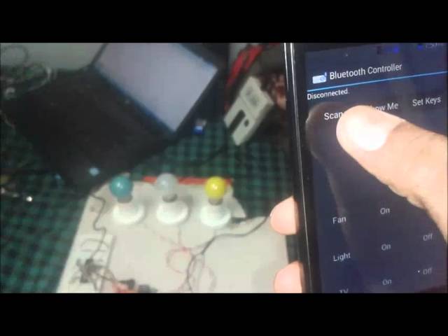 Bluetooth Controlled Home Automation Using 8051