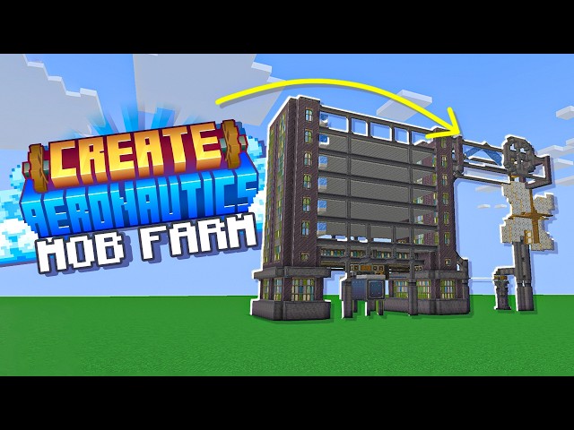 The FIRST Ever Create Aeronautics Powered Mob Farm