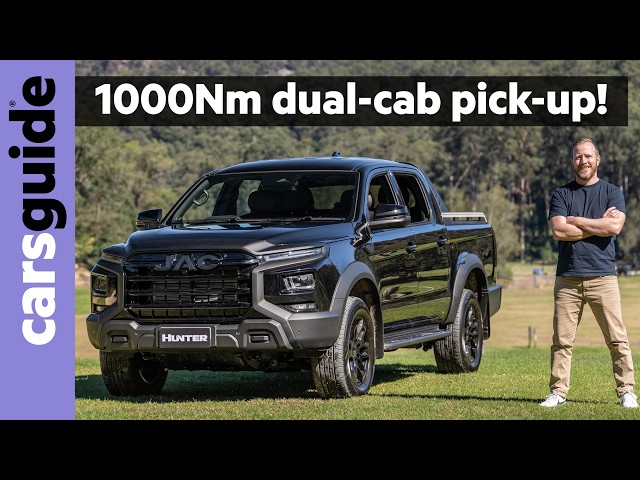 Análisis del JAC Hunter 2026 en Australia: Nueva camioneta híbrida enchufable de doble cabina se ...