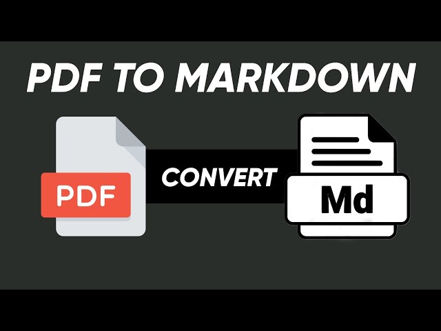 Convert PDF to Markdown in 2 Minutes | Step by Step