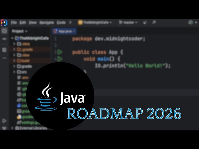 Learn Java in 2026: The ultimate Beginner's Crash Course