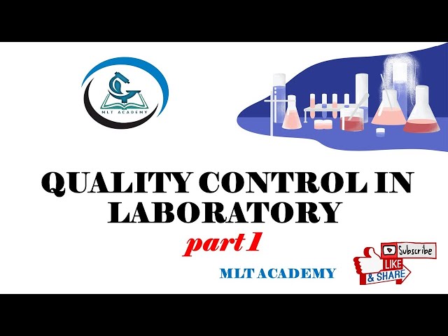 |QUALITY CONTROL IN LABORATORY| PART 1| DETAILED THEORY LECTURES|