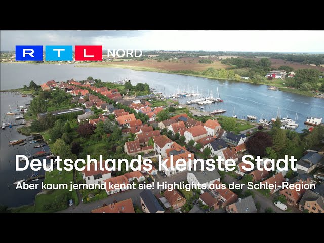 A mini-superlative: Germany's smallest town, Arnis, fits onto 63 soccer fields