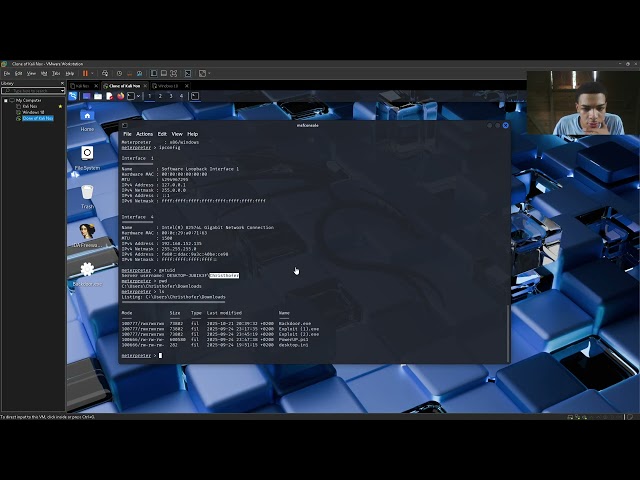 Hackear una máquina con Windows usando Metasploit y (Post-Exploitation) usando Meterpreter.