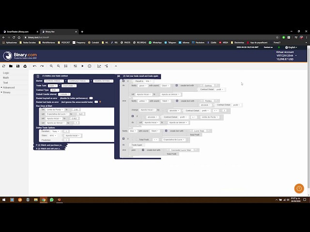 De esta manera utilizo el Bot | Binary Bot