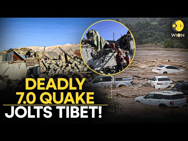 Tibet Earthquake LIVE: 16 Killed as Powerful 7.0 Quake Rocks Tibet, Buildings Shaken | WION