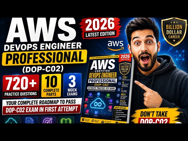AWS DevOps Engineer Professional (DOP-C02) 2026 🚀 Complete Exam Roadmap + 720 Practice Questions