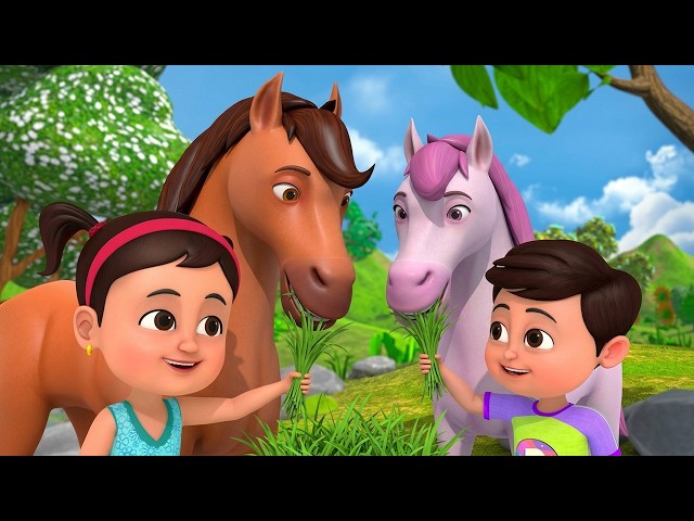 Ek Chhabila Ghoda Tha | एक छबीला घोड़ा था + More Popular Nursery Rhymes In Hindi | Bingo Bongo Kids