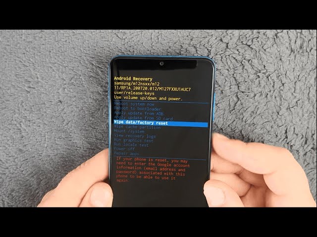 Samsung Galaxy M12 Hard reset//Pattern unlock