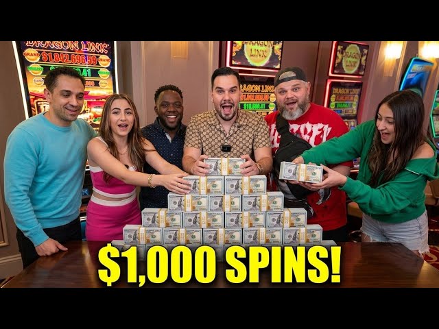 $1,000 SPINS for a $1.8 Million JACKPOT Starts PURE MADNESS on Dragon Link!! (Up To $1,250/Spins)