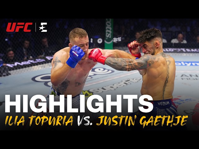 ILIA TOPURIA 🆚 JUSTIN GAETHJE | Highlights | UFC Freedom 250 | White House | Main Event