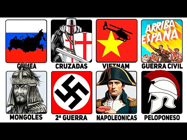 Las GUERRAS Más Sangrientas de Todos los Tiempos