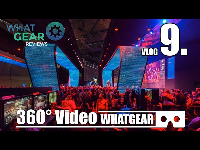 Gamescom 2015 - Sony Playstation Project Morpheus Booth - 360 video - VR WhatGear