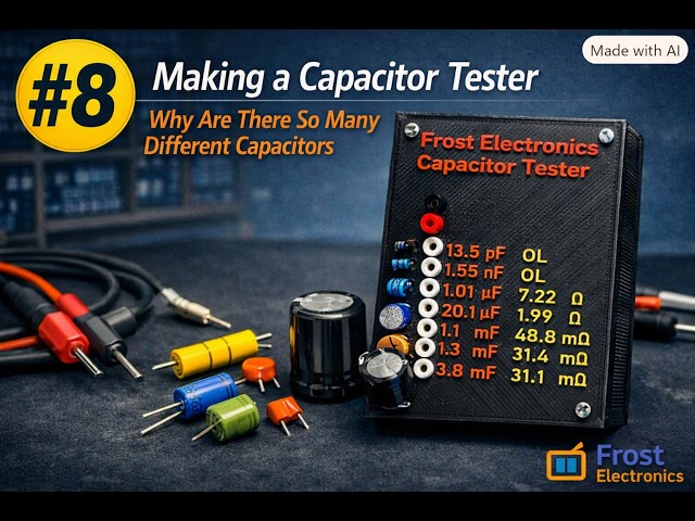 #8 |  Making a Capacitor Tester -  Why Are There So Many Different Capacitors