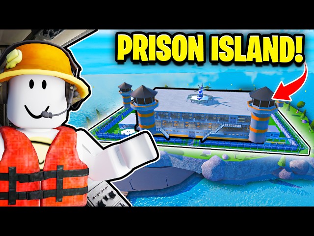 Building MOST SECURE ISLAND PRISON in Roblox!