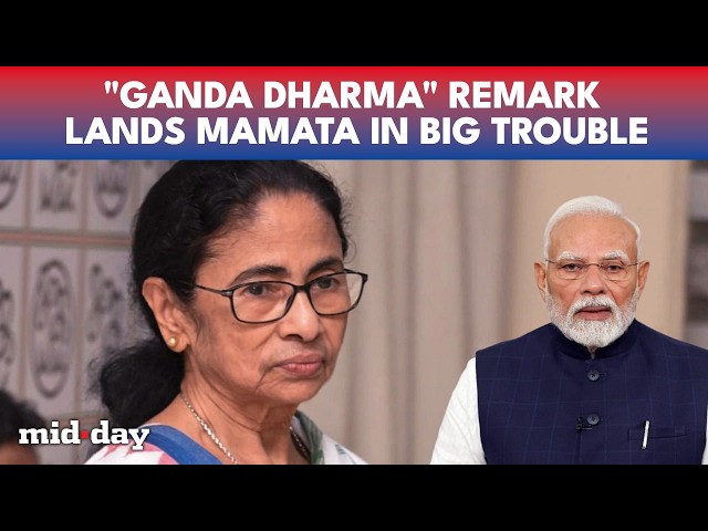 Mamata Banerjee en PROBLEMAS LEGALES tras la denuncia por su supuesto comentario sobre el "Ganda ...