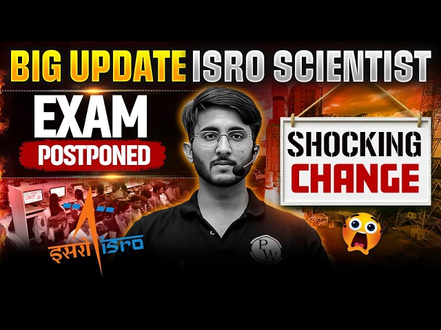 ISRO Scientist B Exam Date Postponed 2026 | New Exam Date & Important Update
