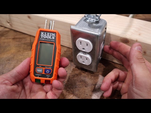 Klein Tools GFCI RT250 LCD Outlet Tester - Awesome Tools Under $30