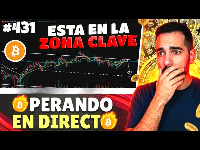 BITCOIN TIENE QUE TOMAR UNA DECISIÓN💲 BONOS  PIONEX Y BINGX 💹  TRADING EN VIVO BTC DIRECTO #btc