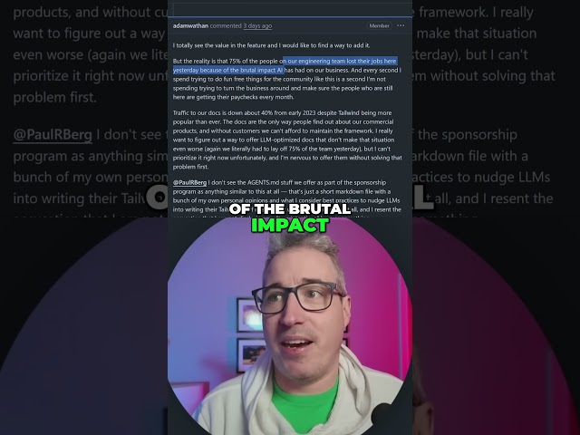 AI KILLS 75% OF JOBS AT TAILWIND